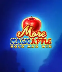 Discover the spellbinding allure of More Magic Apple Hold and Win Slot by 3 Oaks Gaming, showcasing a luminous red apple against a rich blue background. This image conveys the game's theme of enchantment and wonder. Perfect for those enchanted by fairy-tale slots, the vibrant visuals and enticing design make this slot stand out. 