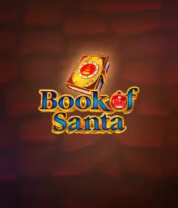 Celebrate the festive spirit with the Book of Santa game by Endorphina, highlighting an elegant golden book adorned with Santa's iconic image. This graphic captures the charm and joy of Christmas, set against a softly glowing red background. Great for players looking to get into the holiday spirit, promising a delightful adventure. 