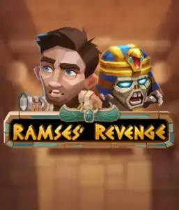 Dive into the mysterious world of Ramses' Revenge slot by Relax Gaming, showcasing a frightened explorer and a terrifying mummy amid an Egyptian tomb backdrop. This image captures the adventure of Egyptian archaeology, perfect for adventure seekers, providing a gripping gaming experience. 